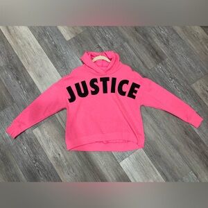 Pink Justice Hoodie Sweatshirt Black XXL Long Sleeve